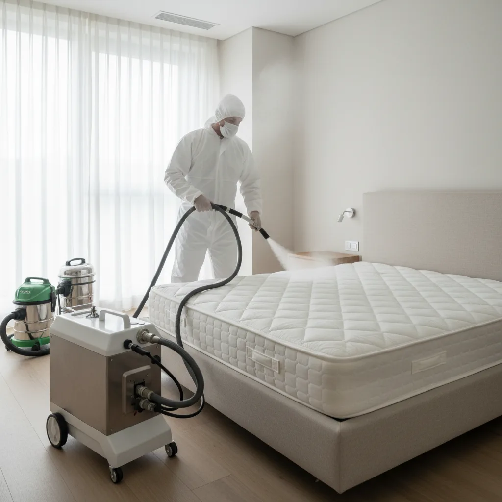 Traitement vapeur sèche contre les punaises de lit